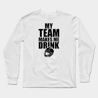 NFL Football Team Drink Long Sleeve T-Shirt